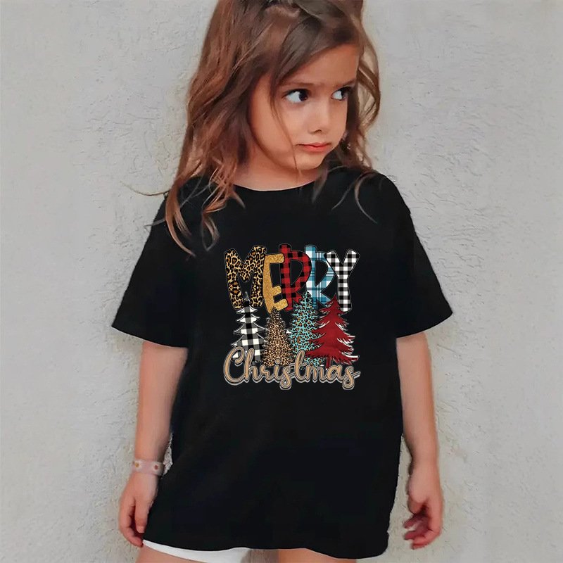 Christmas children's short-sleeved T-shirt - Image 3