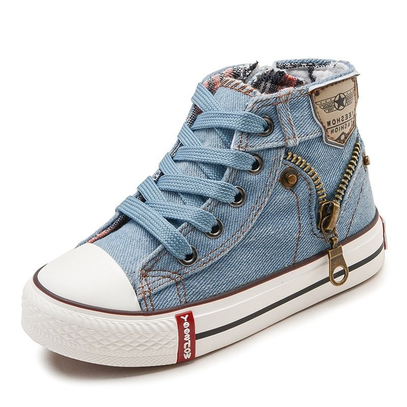Breathable denim sneakers - Image 2