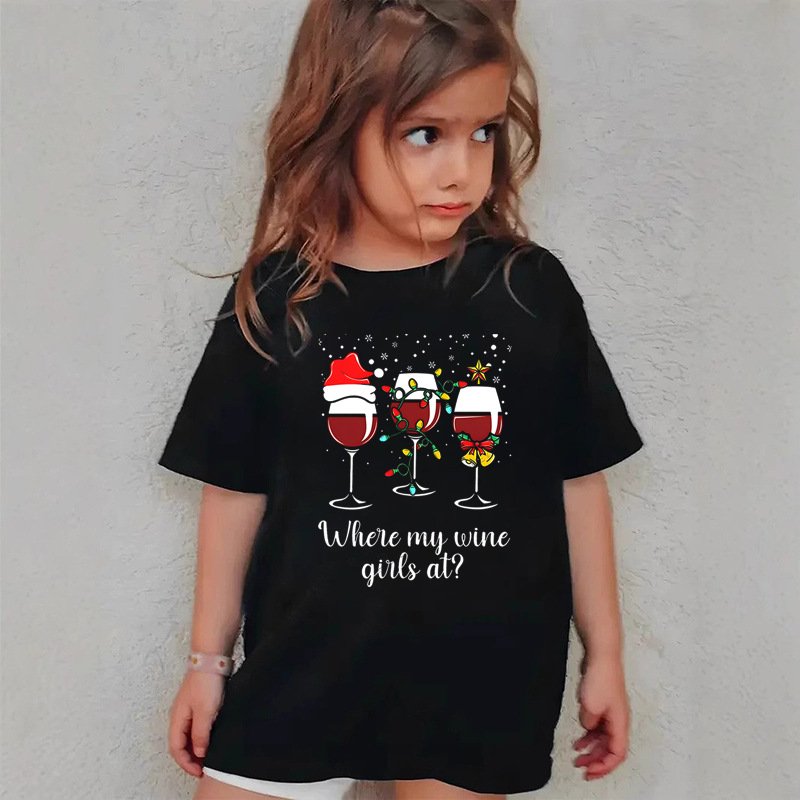 Christmas children's short-sleeved T-shirt - Image 8