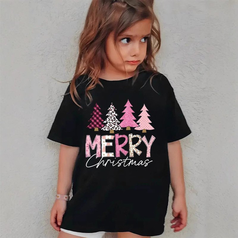 Christmas children's short-sleeved T-shirt - Image 10