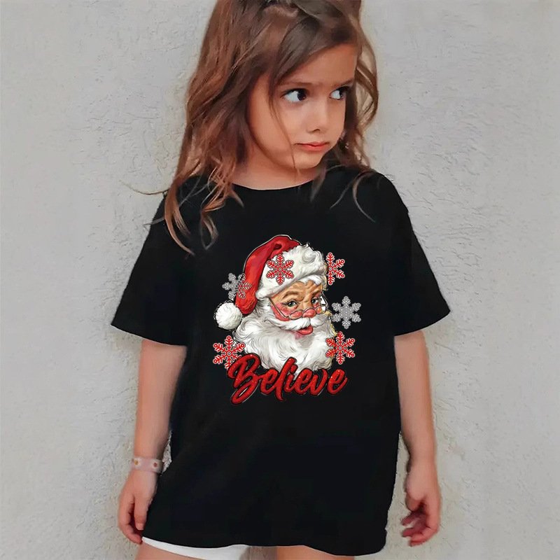 Christmas children's short-sleeved T-shirt - Image 13