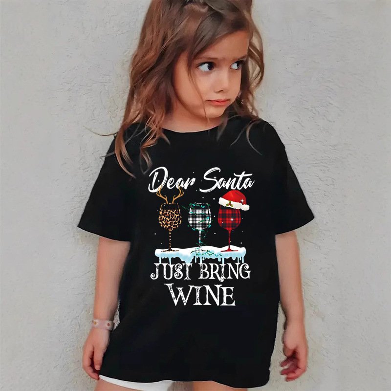 Christmas children's short-sleeved T-shirt - Image 6