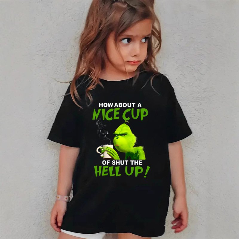 Christmas children's short-sleeved T-shirt - Image 16