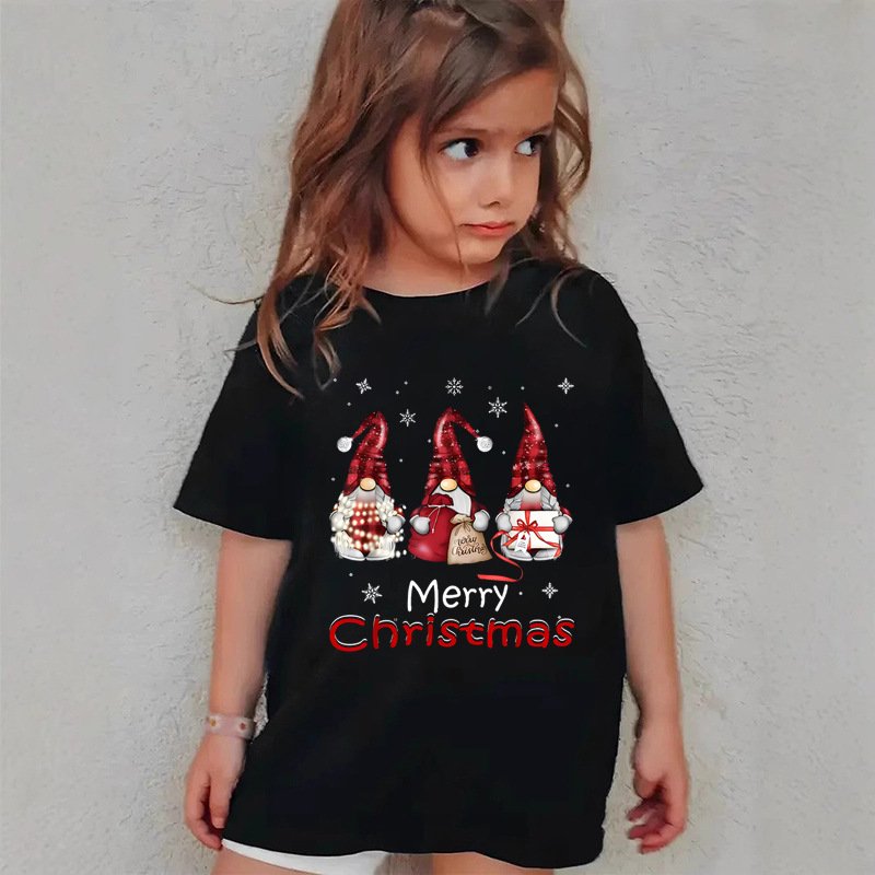 Christmas children's short-sleeved T-shirt - Image 9