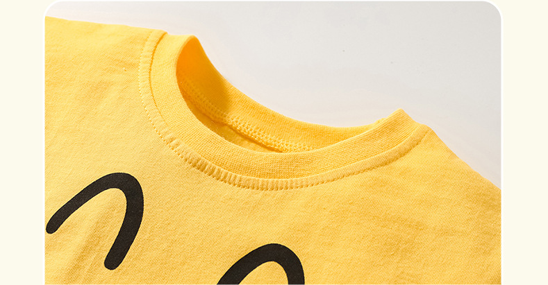 Short-sleeved pure cotton T-shirt set - Image 4